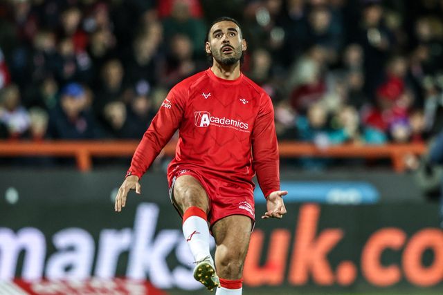 Tyrone May of Hull KR in the pre-game warm up during the Betfred Super League round 6 match Hull KR vs St Helens at Sewell Group Craven Park, Hull, United Kingdom on 27 March 2026

(Photo by Alfie Cosgrove/News Images)