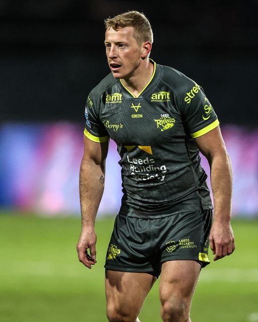 Lachlan Miller of Leeds Rhinos during the Betfred Super League round 7 match Bradford Bulls vs Leeds Rhinos at Odsal Stadium, Bradford, United Kingdom on 03 April 2026

(Photo by Alfie Cosgrove/News Images)