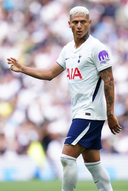 Richarlison of Tottenham Hotspur during the pre-season friendly match Tottenham Hotspur vs Hoffenheim at Tottenham Hotspur Stadium, London, United Kingdom on 15 August 2026

(Photo by Harvey Murphy/News Images)