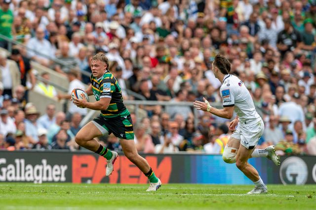 Tom Litchfield of Northampton Saints during the Gallagher PREM Final match Northampton Saints vs Exeter Chiefs at Allianz Stadium, Twickenham, United Kingdom on 20 June 2026.

(Photo by Alex Williamson/News Images)
