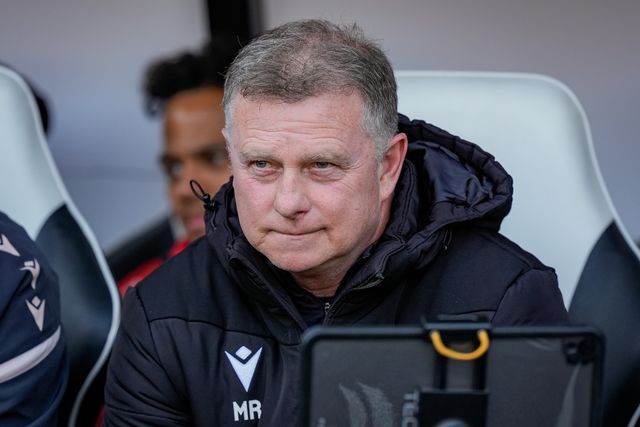 Mark Robins manager of Stoke City looks on during the Sky Bet Championship match Derby County vs Stoke City at Pride Park Stadium, Derby, United Kingdom on 06 April 2026

(Photo by Maynard Manyowa/News Images)