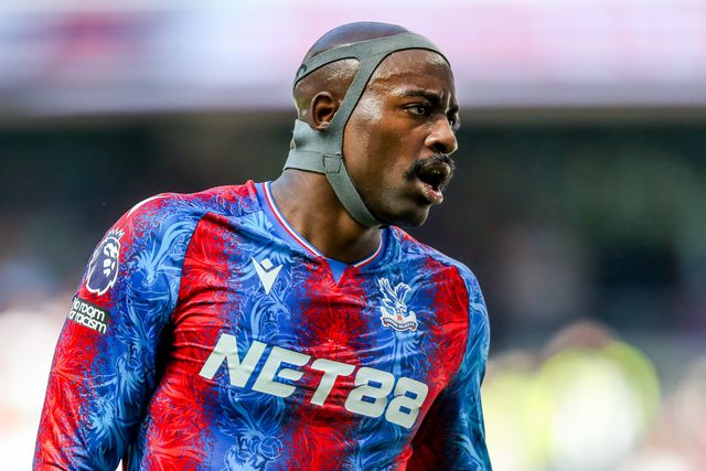 Jean-Philippe Mateta of Crystal Palace reacts during the Premier League match Tottenham Hotspur vs Crystal Palace at Tottenham Hotspur Stadium, London, United Kingdom, 11th May 2025

(Photo by Izzy Poles/News Images)