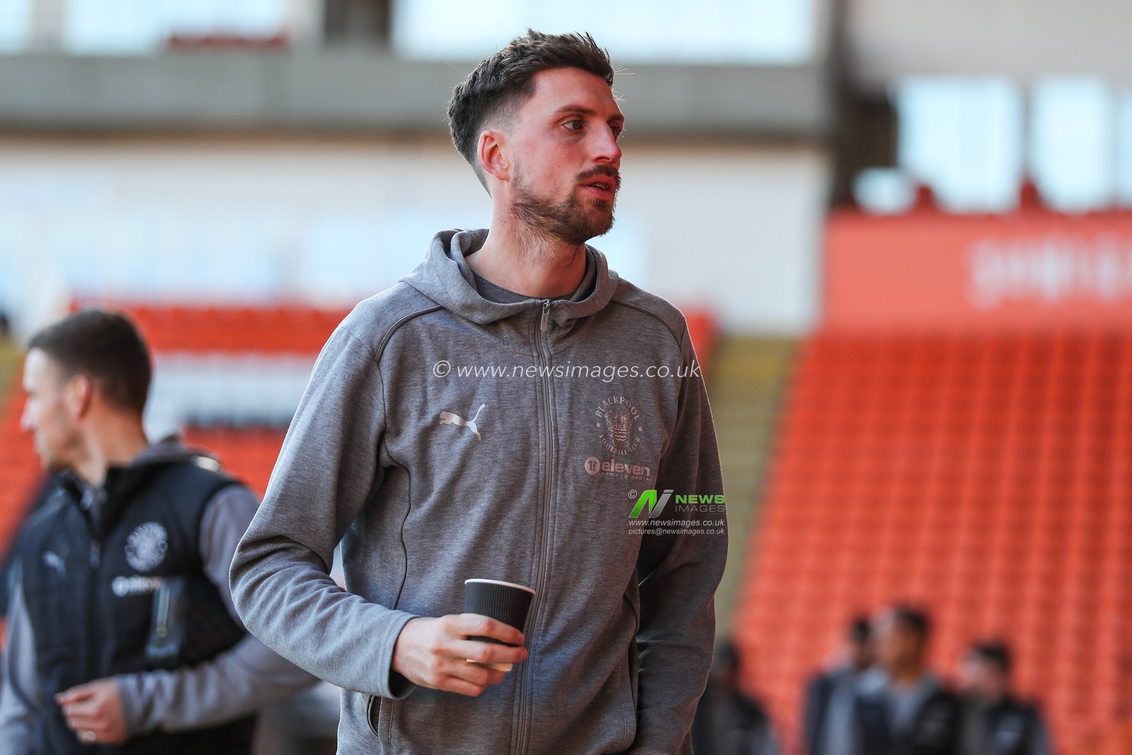 Jake Beesley of Blackpool arrives ahead of the Sky Bet League 1 match Blackpool vs Crawley Town at Bloomfield Road, Blackpool, United Kingdom, 22nd February 2025

(Photo by Gareth Evans/News Images)