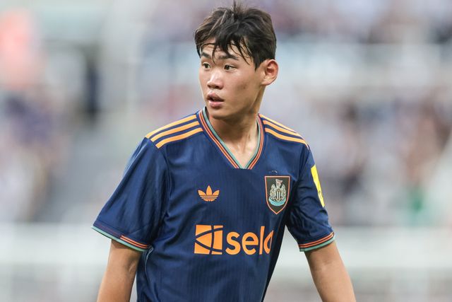 Seung-soo Park of Newcastle Untied during the Pre-season friendly Newcastle United vs Espanyol at St. James's Park, Newcastle, United Kingdom, 8th August 2025

(Photo by Mark Cosgrove/News Images)