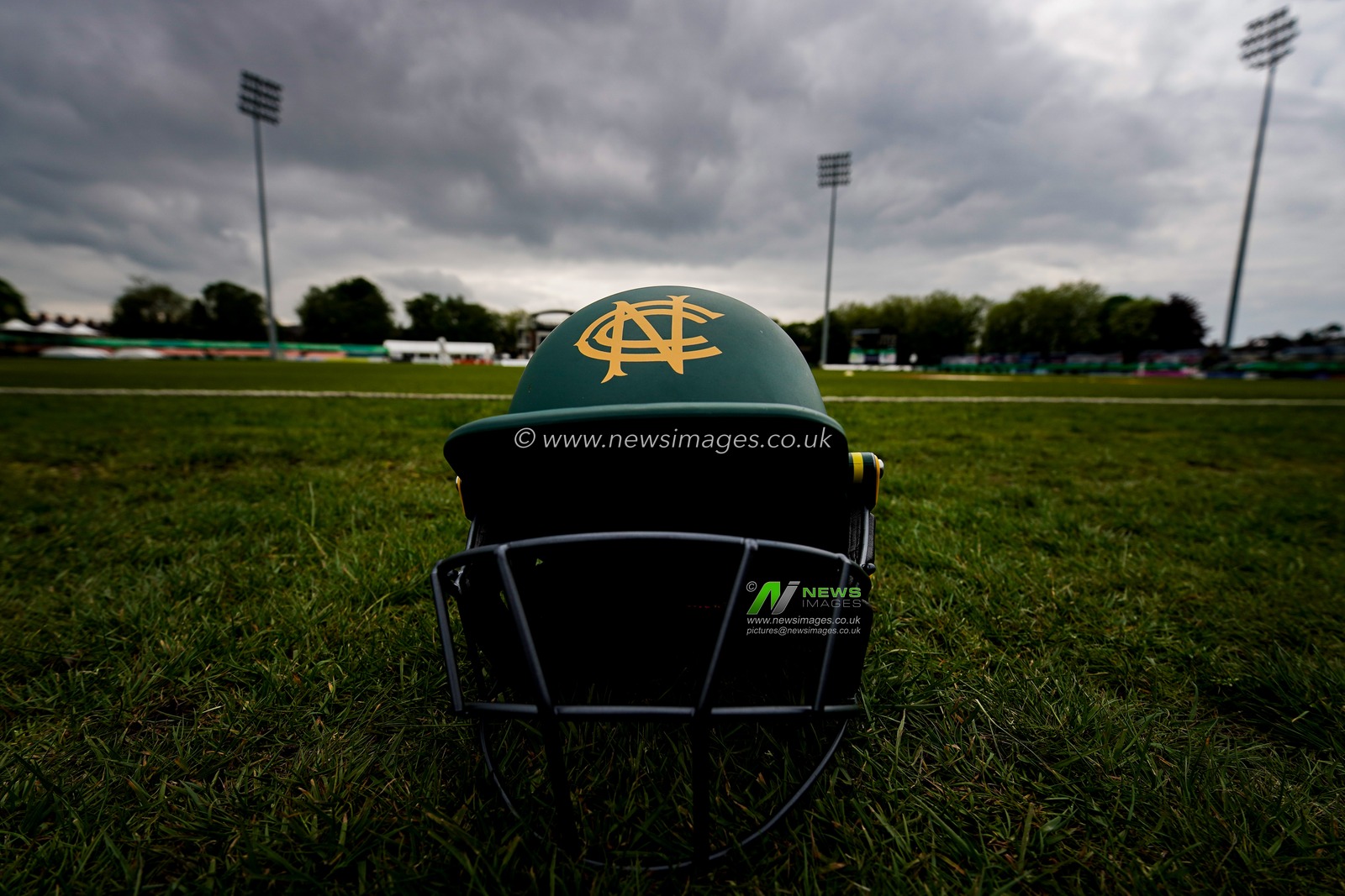 A Nottinghamshire helmet during the County Championship Division One day 3 Leicestershire vs Nottinghamshire at Grace Road, Leicester, United Kingdom on 03 May 2026

(Photo by Maynard Manyowa/News Images)