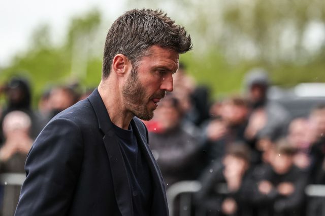 Michael Carrick manager of Manchester United arrives during the Premier League match Sunderland vs Manchester United at Stadium Of Light, Sunderland, United Kingdom on 09 May 2026

(Photo by Alfie Cosgrove/News Images)