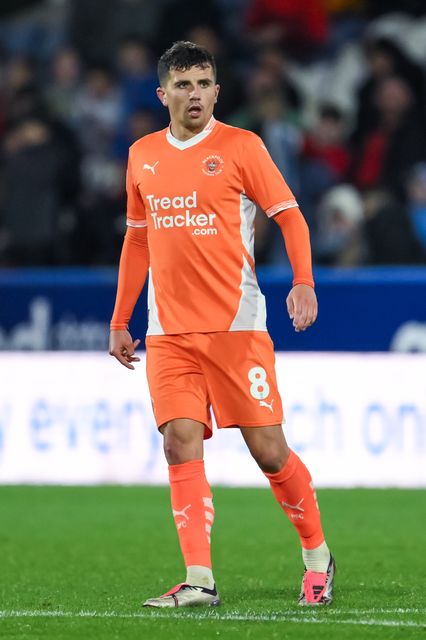 Albie Morgan of Blackpool during the Sky Bet League 1 match Huddersfield Town vs Blackpool at John Smith's Stadium, Huddersfield, United Kingdom, 24th September 2024

(Photo by Craig Thomas/News Images)