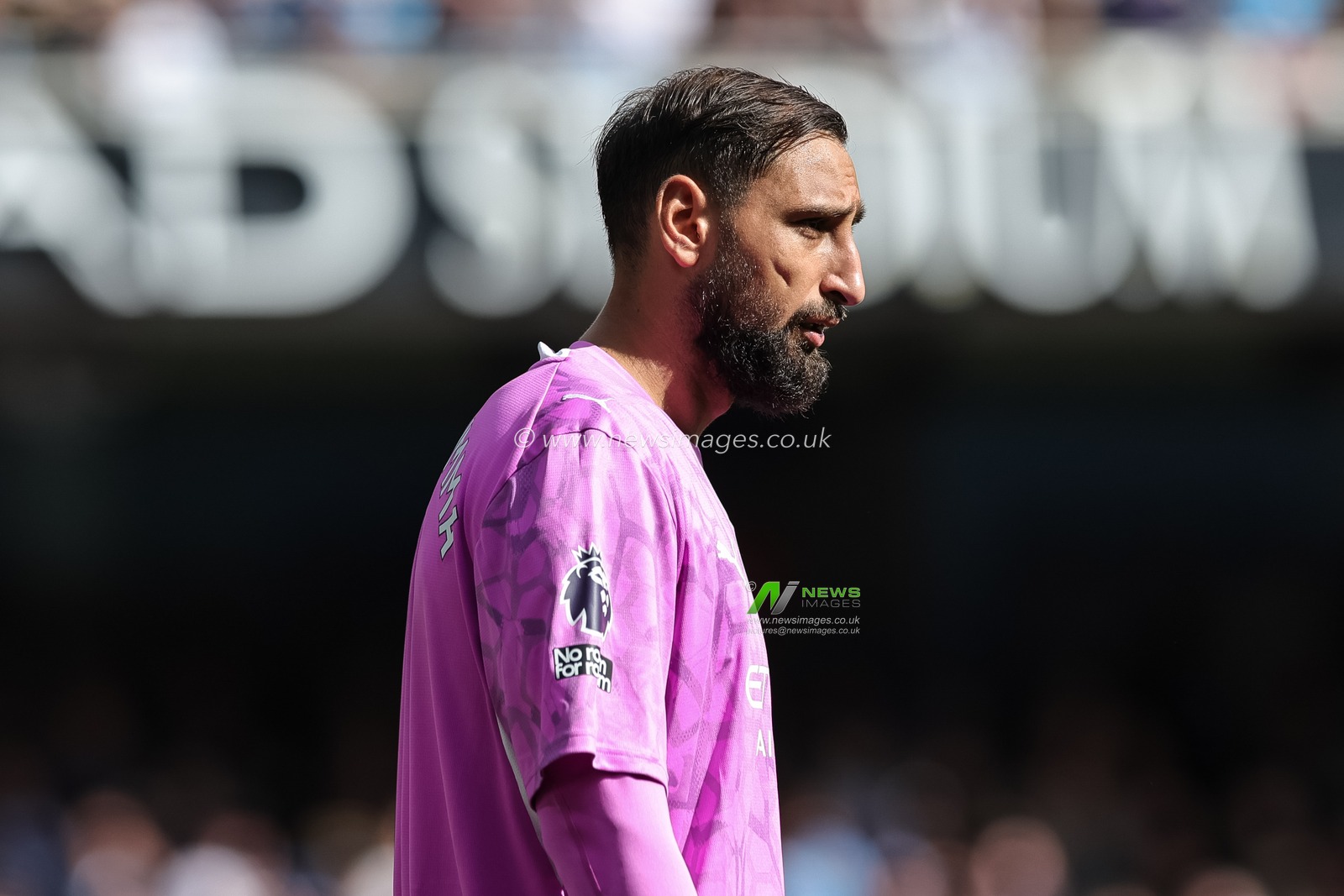 Manchester City goalkeeper Gianluigi Donnarumma during the Premier League match Manchester City vs Coventry City at Etihad Stadium, Manchester, United Kingdom on 05 September 2026

(Photo by Mark Cosgrove/News Images)