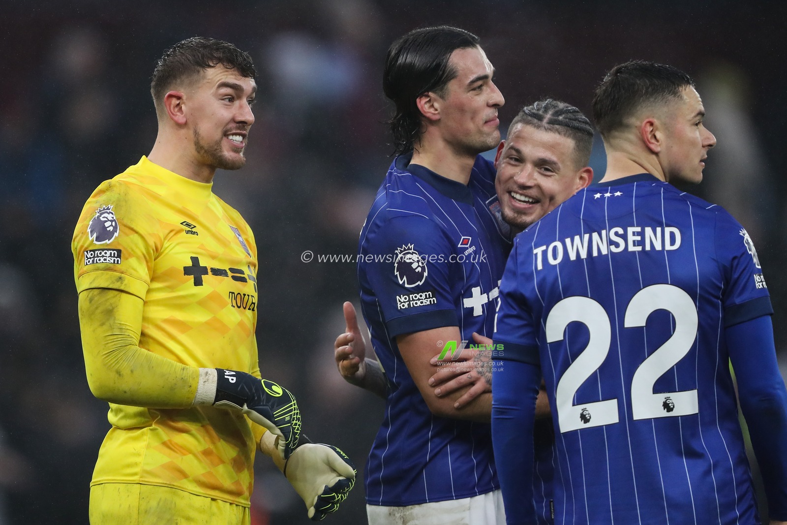 Alex Palmer of Ipswich Town is all smiles after the Premier League match Aston Villa vs Ipswich Town at Villa Park, Birmingham, United Kingdom, 15th February 2025

(Photo by Gareth Evans/News Images)