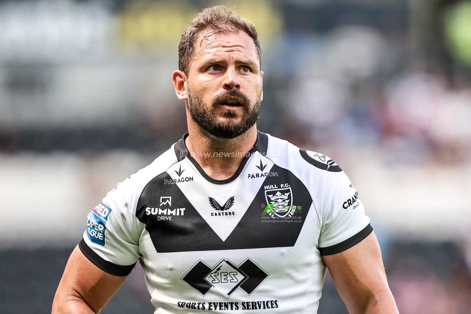 Aidan Sezer of Hull FC during the Betfred Super League round 16 match Hull FC vs Wigan Warriors at MKM Stadium, Hull, United Kingdom on 27 June 2026

(Photo by Alfie Cosgrove/News Images)
