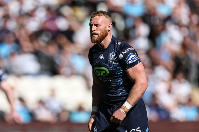 Luke Thompson of Wigan Warriors during the Betfred Super League Round 9 match Hull FC vs Wigan Warriors at MKM Stadium, Hull, United Kingdom, 27th April 2025

(Photo by Mark Cosgrove/News Images)