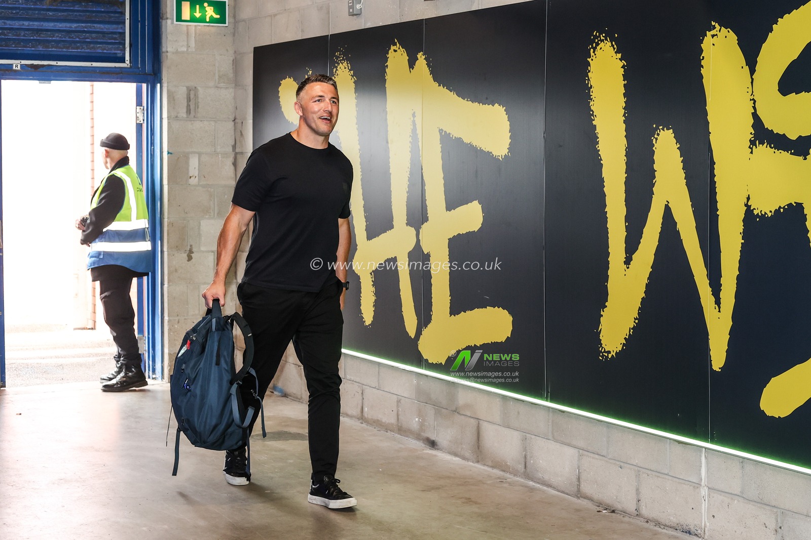 Sam Burgess manager of Warrington arrives during the Betfred Super League round 15 match Warrington Wolves vs Leeds Rhinos at The Halliwell Jones Stadium, Warrington, United Kingdom on 18 June 2026

(Photo by Alfie Cosgrove/News Images)