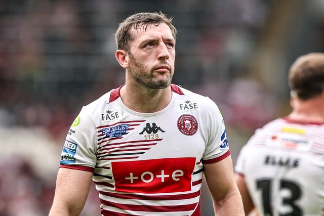 Jake Wardle of Wigan Warriors during the Betfred Super League round 16 match Hull FC vs Wigan Warriors at MKM Stadium, Hull, United Kingdom on 27 June 2026

(Photo by Alfie Cosgrove/News Images)