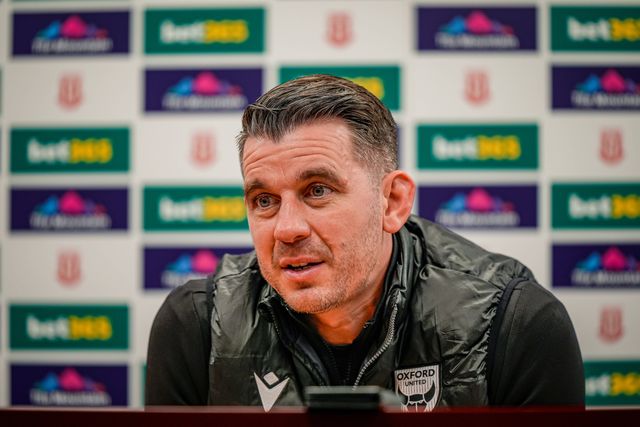 Matthew Bloomfield manager of Oxford United in the manager post-match press conference during the Sky Bet Championship match Stoke City vs Oxford United at Bet365 Stadium, Stoke On Trent, United Kingdom on 25 February 2026

(Photo by Maynard Manyowa/News Images)