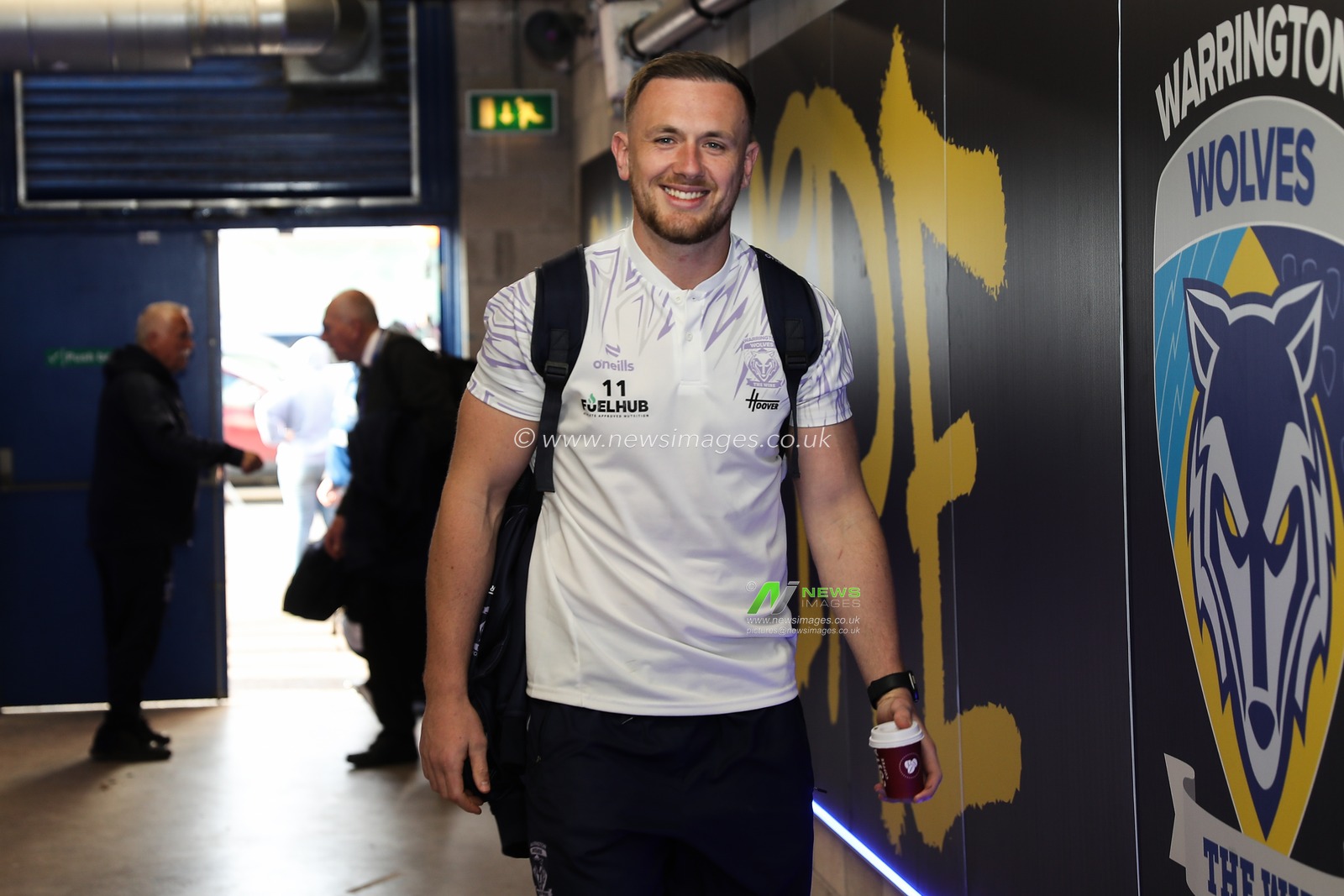 Ben Currie of Warrington Wolves arrives ahead of the Betfred Super League Round 9 match Warrington Wolves vs St Helens at Halliwell Jones Stadium, Warrington, United Kingdom, 24th April 2025

(Photo by Gareth Evans/News Images)