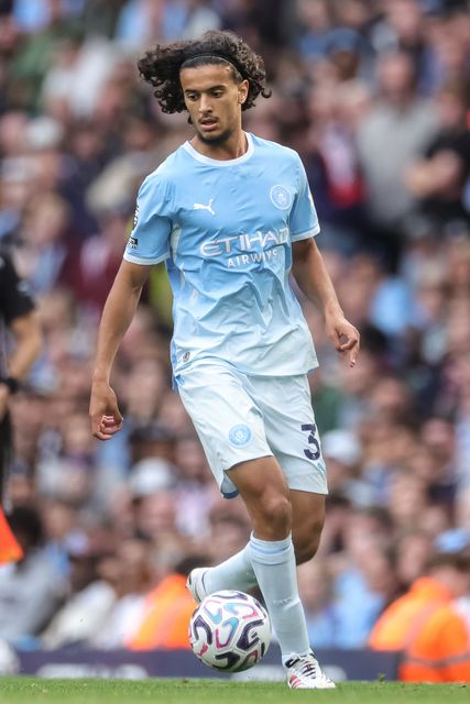 Ayyoub Bouaddi of Manchester City  with the ball during the Premier League match Manchester City vs Coventry City at Etihad Stadium, Manchester, United Kingdom on 05 September 2026

(Photo by Mark Cosgrove/News Images)