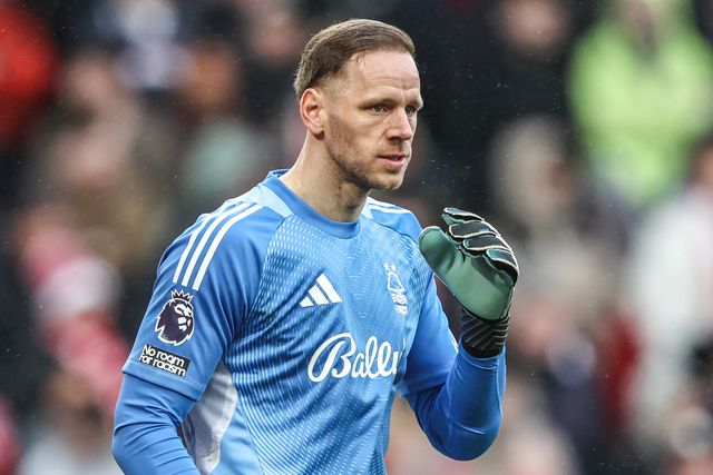 Nottingham Forest goalkeeper Matz Sels during the Premier League match Nottingham Forest vs Fulham at City Ground, Nottingham, United Kingdom on 15 March 2026

(Photo by Alfie Cosgrove/News Images)