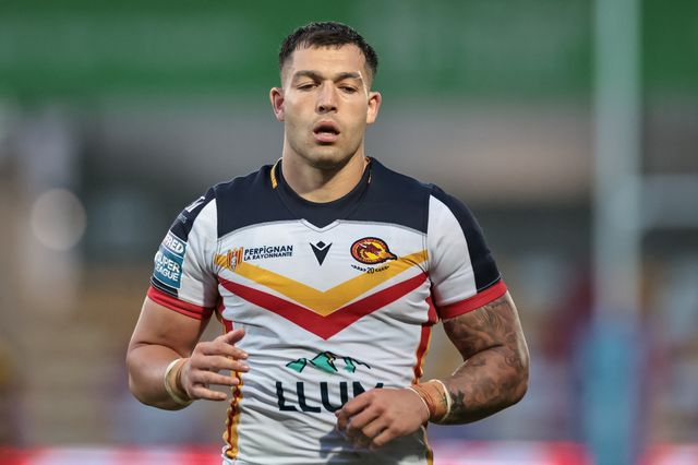 Nick Čotrić of Catalans Dragons during the Betfred Super League round 12 match York Knights vs Catalans Dragons at LNER Community Stadium, York, United Kingdom on 23 May 2026

(Photo by Mark Cosgrove/News Images)