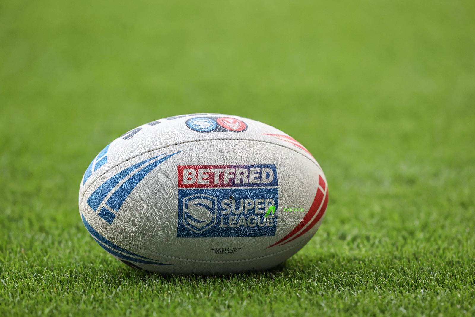 The St Helens training ball during the Betfred Super League round 19 match St Helens vs Leigh Leopards at Totally Wicked Stadium, St Helens, United Kingdom, 17th July 2025

(Photo by Alfie Cosgrove/News Images)