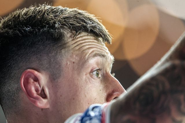 Deon Cross of St. Helens during the Betfred Super League play-off Eliminator 1 match Leeds Rhinos vs St Helens at Headingley Stadium, Leeds, United Kingdom, 27th September 2025

(Photo by Alfie Cosgrove/News Images)