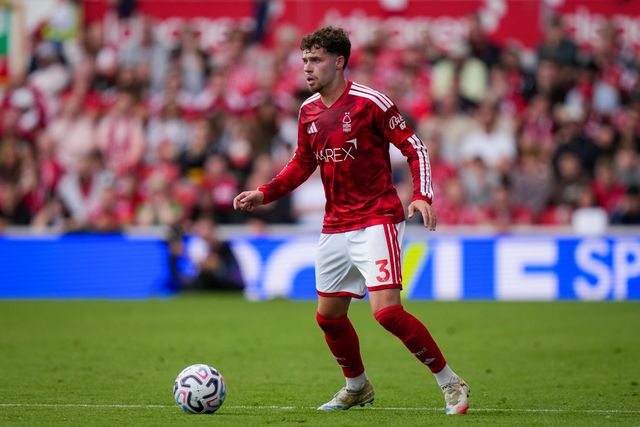 Neco Williams of Nottingham Forest  controls the ball  during the Premier League match Nottingham Forest vs Tottenham Hotspur at City Ground, Nottingham, United Kingdom on 05 September 2026

(Photo by Maynard Manyowa/News Images)
