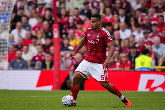 Murillo of Nottingham Forest controls the ball  during the Premier League match Nottingham Forest vs Tottenham Hotspur at City Ground, Nottingham, United Kingdom on 05 September 2026

(Photo by Maynard Manyowa/News Images)