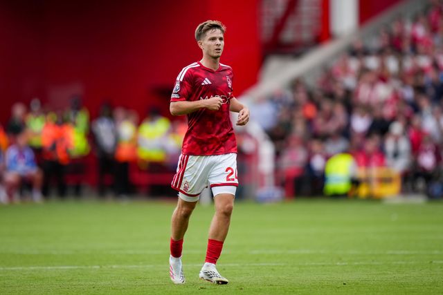 James McAtee of Nottingham Forest during the Premier League match Nottingham Forest vs Tottenham Hotspur at City Ground, Nottingham, United Kingdom on 05 September 2026

(Photo by Maynard Manyowa/News Images)