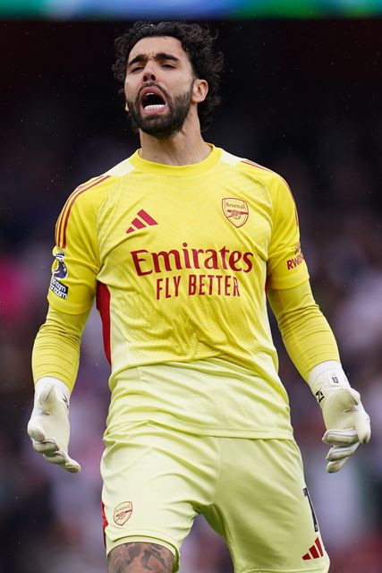 Arsenal goalkeeper David Raya during the Premier League match Arsenal vs Fulham at Emirates, London, United Kingdom on 02 May 2026

(Photo by Harvey Murphy/News Images)