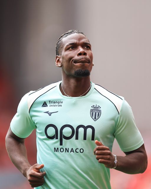 Paul Pogba of Monaco warms up ahead of the pre-season friendly match Liverpool vs Monaco at Anfield, Liverpool, United Kingdom on 09 August 2026

(Photo by Jorge Horsted/News Images)
