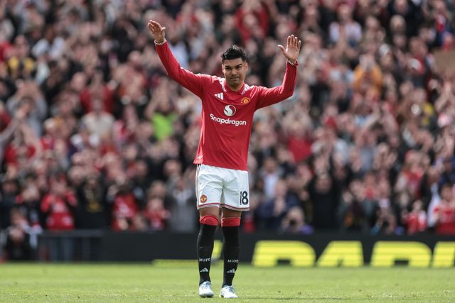 Chants of Casemiro of Manchester United echo around Old Traffics as he’s substituted during the Premier League match Manchester United vs Nottingham Forest at Old Trafford, Manchester, United Kingdom on 17 May 2026

(Photo by Mark Cosgrove/News Images)