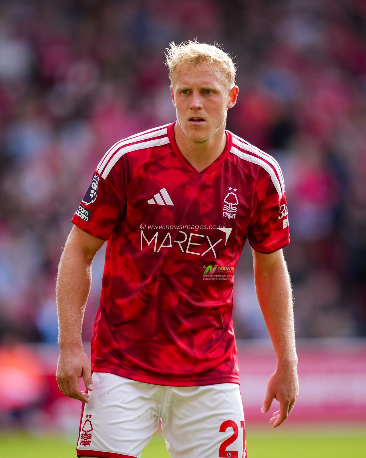 Xaver Schlager of Nottingham Forest  during the Premier League match Nottingham Forest vs Tottenham Hotspur at City Ground, Nottingham, United Kingdom on 05 September 2026

(Photo by Maynard Manyowa/News Images)