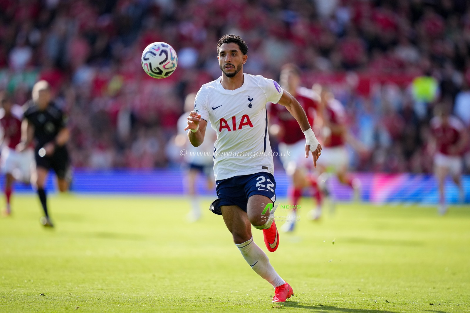 Omar Marmoush of Tottenham Hotspur during the Premier League match Nottingham Forest vs Tottenham Hotspur at City Ground, Nottingham, United Kingdom on 05 September 2026

(Photo by Maynard Manyowa/News Images)