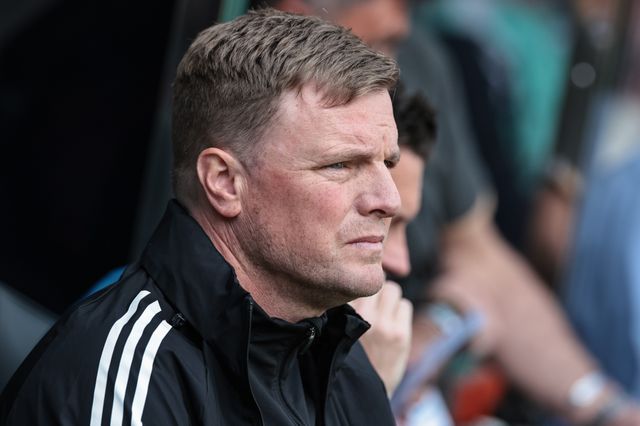 Eddie Howe manager of Newcastle United during the Premier League match Newcastle Untied vs Brighton & Hove Albion at St. James's Park, Newcastle, United Kingdom on 02 May 2026

(Photo by Mark Cosgrove/News Images)