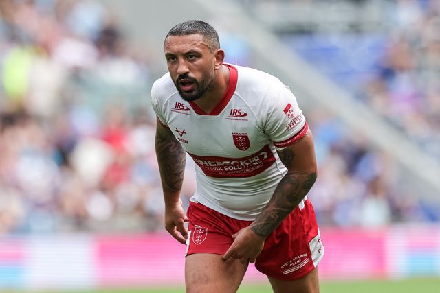 Elliot Minchella of Hull KR during the Betfred Super League Magic Weekend match Hull KR vs Hull FC at Hill Dickinson Stadium, Liverpool, United Kingdom on 04 July 2026

(Photo by Mark Cosgrove/News Images)