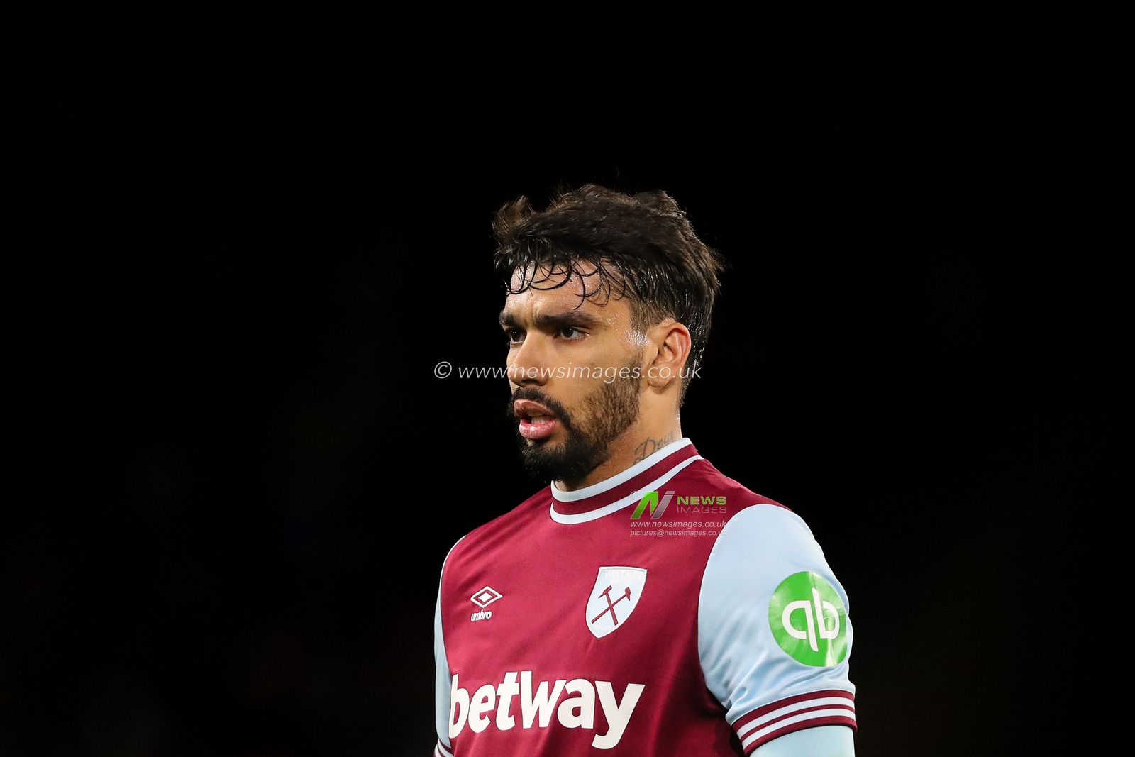 Lucas PaquetÃ¡ of West Ham United during the Premier League match Wolverhampton Wanderers vs West Ham United at Molineux, Wolverhampton, United Kingdom, 1st April 2025

(Photo by Gareth Evans/News Images)