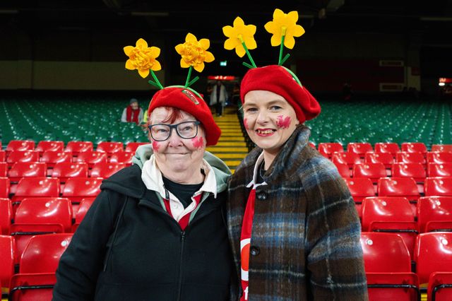 Welsh fans during the Guinness Six Nations match Wales vs France at Principality Stadium, Cardiff, United Kingdom, 15th February 2026

(Photo by Andrew Lewis/News Images)