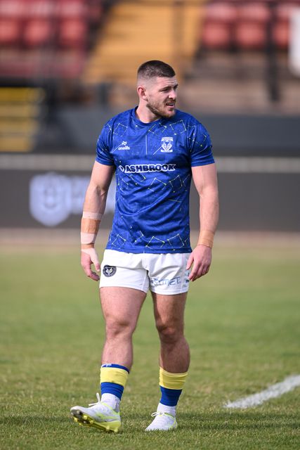 Danny Walker of Warrington Wolves looks on prior to the Betfred Super League round 22 match Bradford Bulls vs Warrington Wolves at Odsal Stadium, Bradford, United Kingdom on 08 August 2026

(Photo by Ben Roberts/News Images)