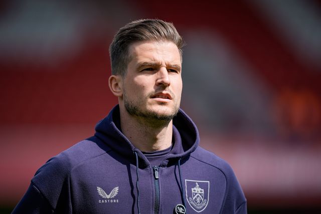 Burnley goalkeeper Vaclav Hladky inspects the pitch prior to kick off during the Premier League match Nottingham Forest vs Burnley at City Ground, Nottingham, United Kingdom on 19 April 2026

(Photo by Maynard Manyowa/News Images)