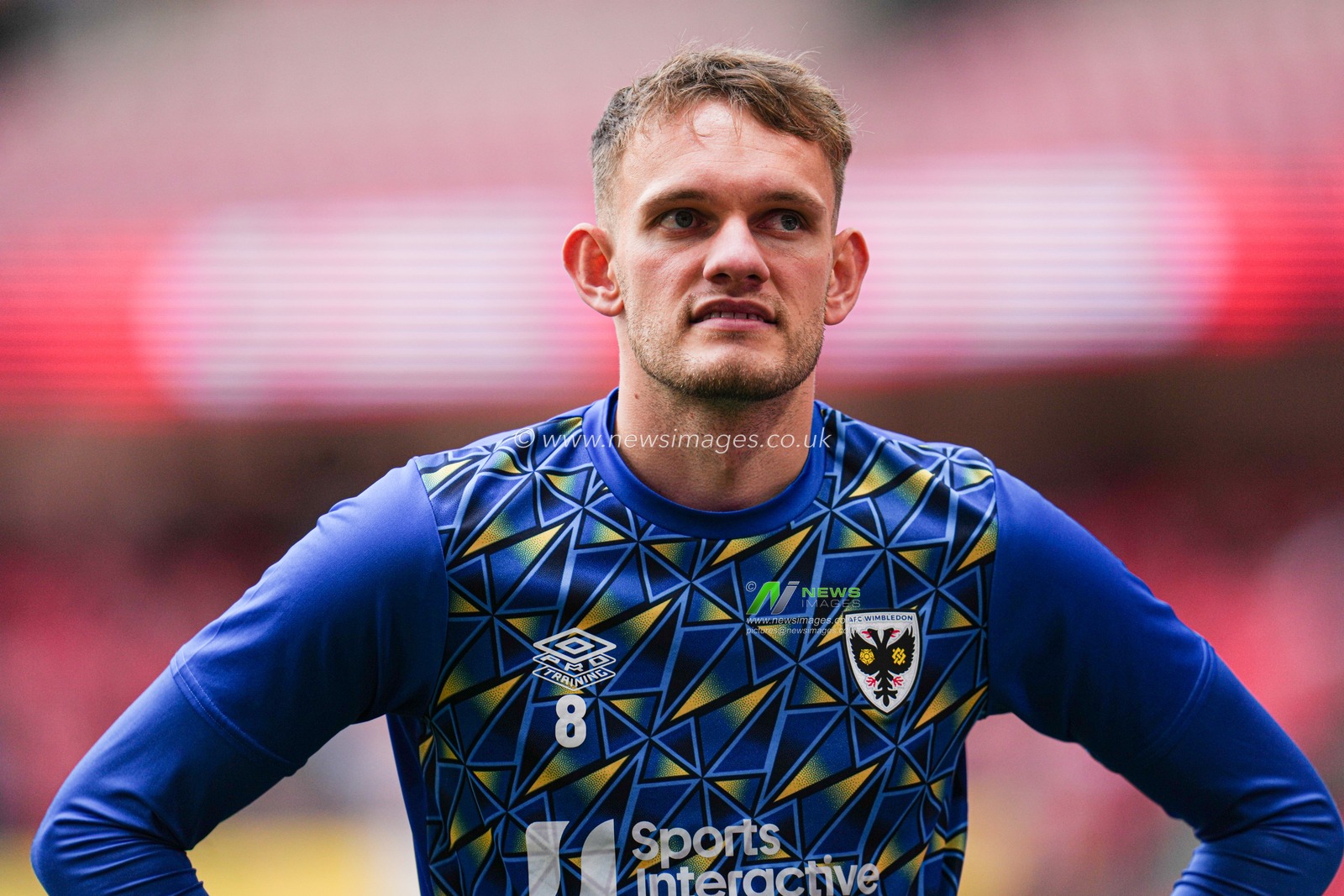 Callum Maycock of AFC Wimbledon ahead of the Sky Bet League 2 Playoff Final match AFC Wimbledon vs Walsall at Wembley Stadium, London, United Kingdom, 26th May 2025

(Photo by Harvey Murphy/News Images)