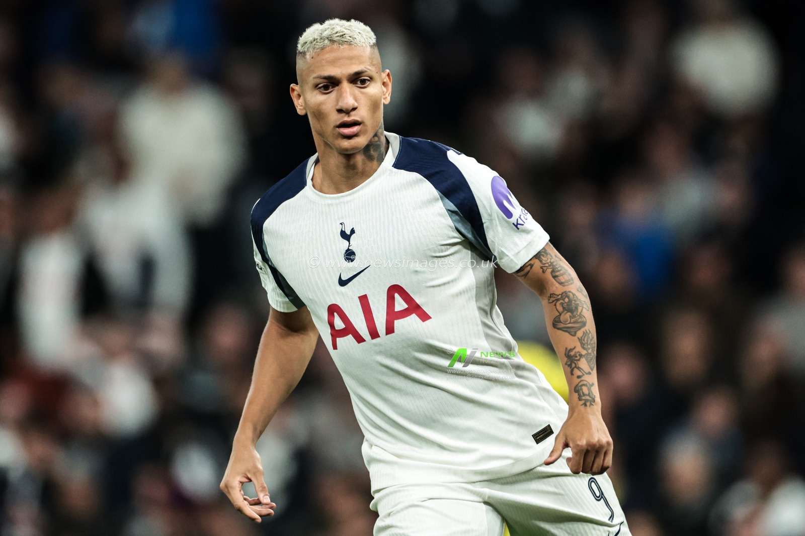 Richarlison of Tottenham Hotspur during the UEFA Champions League match Tottenham Hotspur vs Villarreal at Tottenham Hotspur Stadium, London, United Kingdom, 16th September 2025

(Photo by Mark Cosgrove/News Images)