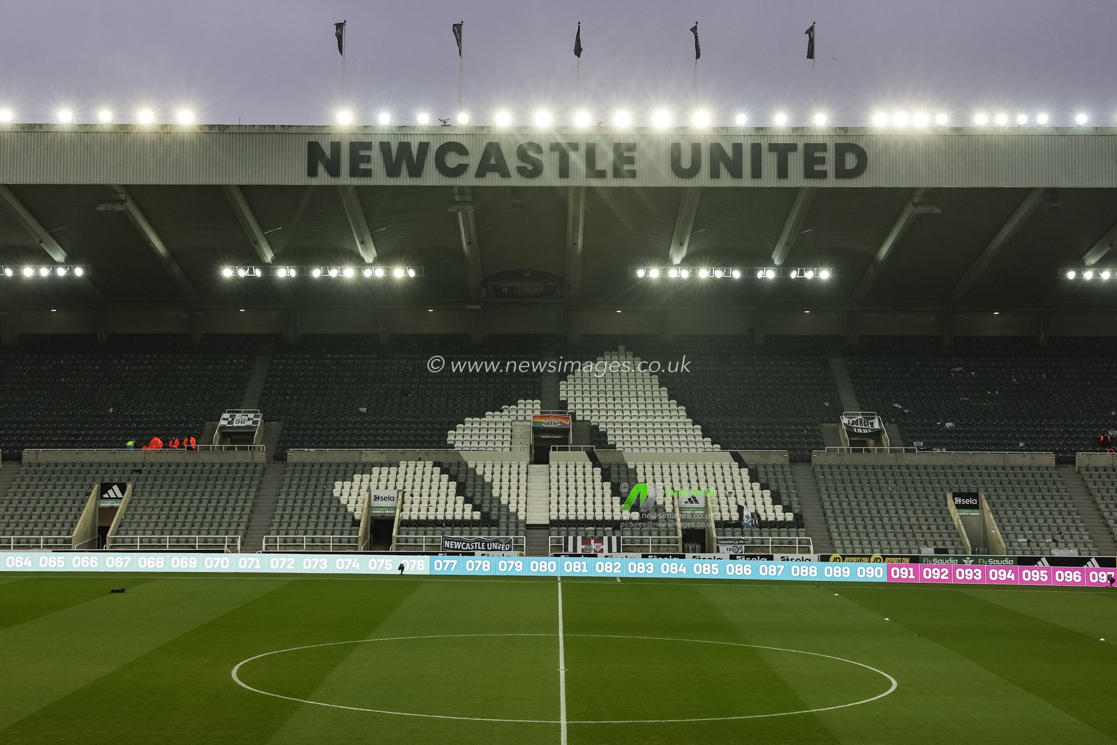 A general view pod St James’ Park during the Premier League match Newcastle United vs Aston Villa at St. James's Park, Newcastle, United Kingdom, 25th January 2026

(Photo by Mark Cosgrove/News Images)