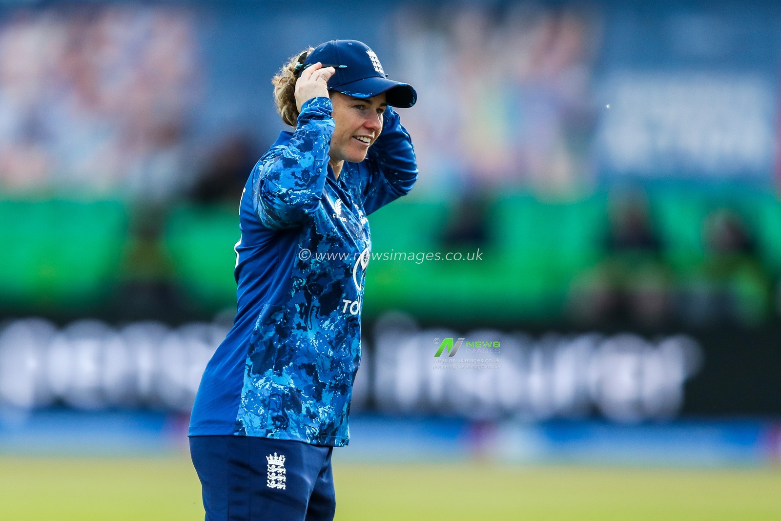 Tammy Beaumont of England Women reacts during the 2nd Metro Bank ODI Day International England Women v West Indies Women at Uptonsteel County Ground, Leicester, United Kingdom, 4th June 2025

(Photo by Izzy Poles/News Images)