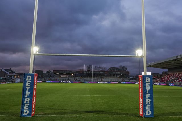 A general view of The DIY Kitchens Stadium during the Betfred Challenge Cup round 4 match Wakefield Trinity vs Leeds Rhinos at DIY Kitchens Stadium, Wakefield, United Kingdom on 13 March 2026

(Photo by Mark Cosgrove/News Images)