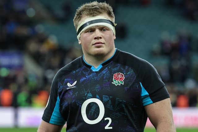 Fin Baxter of England during the Quilter Nations Series 2025 match England vs Argentina at Allianz Stadium, Twickenham, United Kingdom, 23rd November 2025

(Photo by Mark Cosgrove/News Images)

*** GER AUT SUI OUT ***