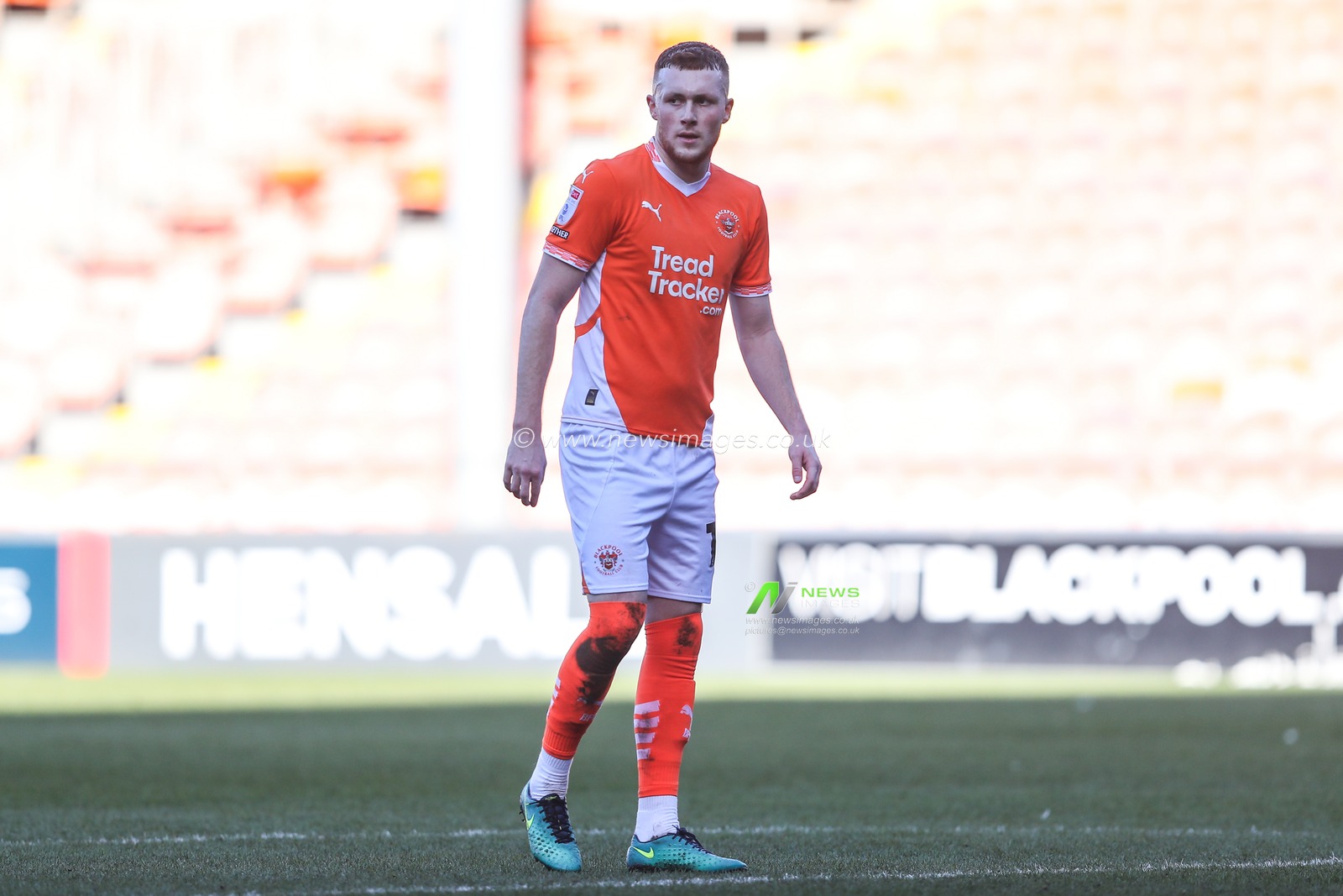 Sonny Carey of Blackpool during the Sky Bet League 1 match Blackpool vs Crawley Town at Bloomfield Road, Blackpool, United Kingdom, 22nd February 2025

(Photo by Gareth Evans/News Images)