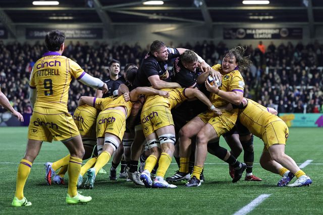 JJ van der Mescht of Northampton Saints jumps across the lineout and snatches the ball, hes yellow carded and sent to the sin bin during the Gallagher Premiership match Newcastle Red Bulls vs Northampton Saints at Kingston Park, Newcastle, United Kingdom, 17th October 2025

(Photo by Mark Cosgrove/News Images)