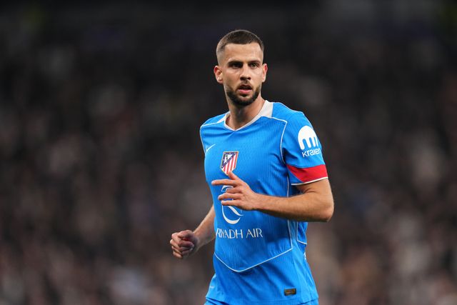 David Hancko of Atlético Madrid during the UEFA Champions League match Tottenham Hotspur vs Atletico Madrid at Tottenham Hotspur Stadium, London, United Kingdom on 18 March 2026

(Photo by Harvey Murphy/News Images)