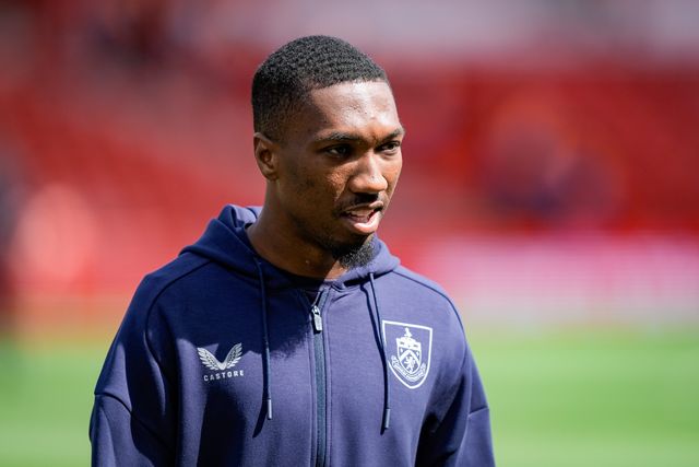 Jaidon Anthony of Burnley inspects the pitch prior to kick off during the Premier League match Nottingham Forest vs Burnley at City Ground, Nottingham, United Kingdom on 19 April 2026

(Photo by Maynard Manyowa/News Images)