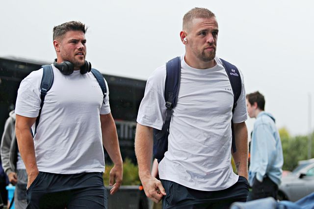 Matt Dufty of Warrington Wolves arrives before the Betfred Super League round 17 match Salford Red Devils vs Warrington Wolves at Salford Community Stadium, Eccles, United Kingdom, 4th July 2025

(Photo by Sam Eaden/News Images)
