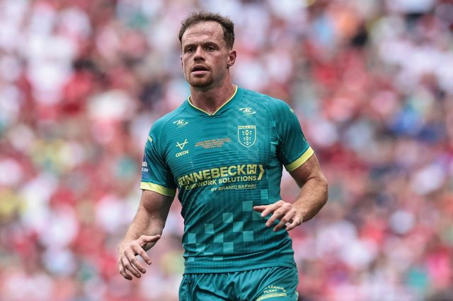 Joe Burgess of Hull KR during the Betfred Challenge Cup Final match Wigan Warriors vs Hull KR at Wembley Stadium, London, United Kingdom on 30 May 2026

(Photo by Mark Cosgrove/News Images)